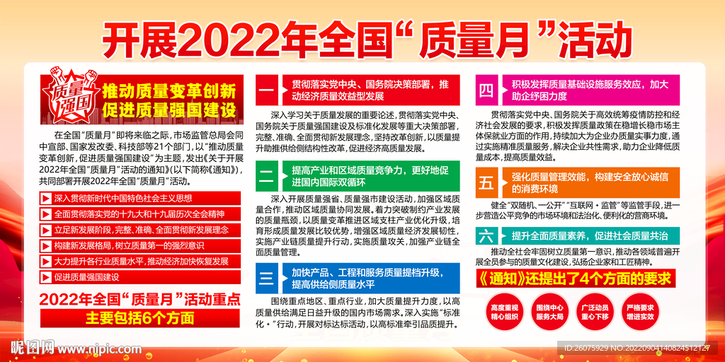 2022年全国质量月活动