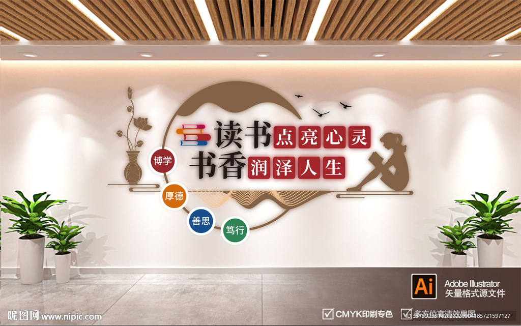 阅读文化墙