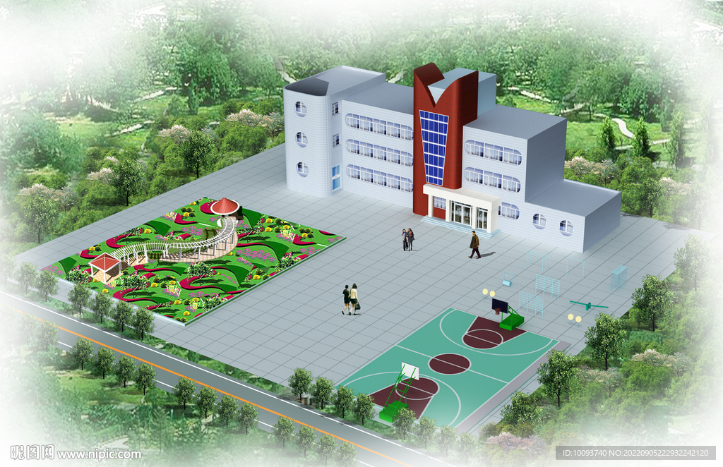 村小学教学楼改建效果图