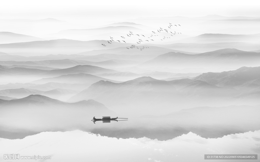 新中式山水画
