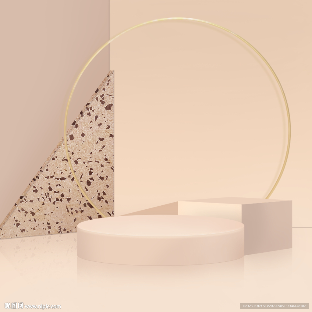电商立体C4D空间背景