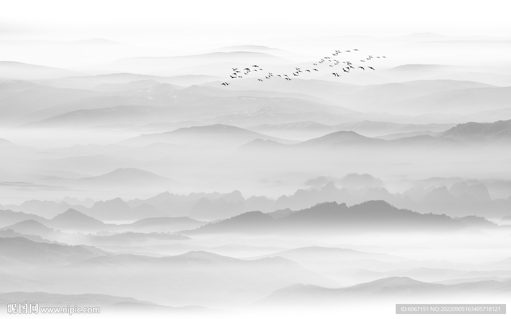 新中式山水画