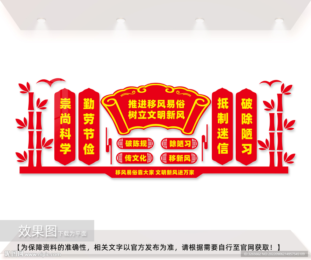 移风易俗文化墙