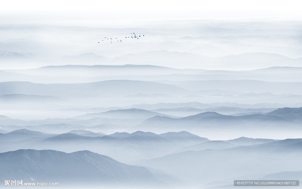新中式山水画 