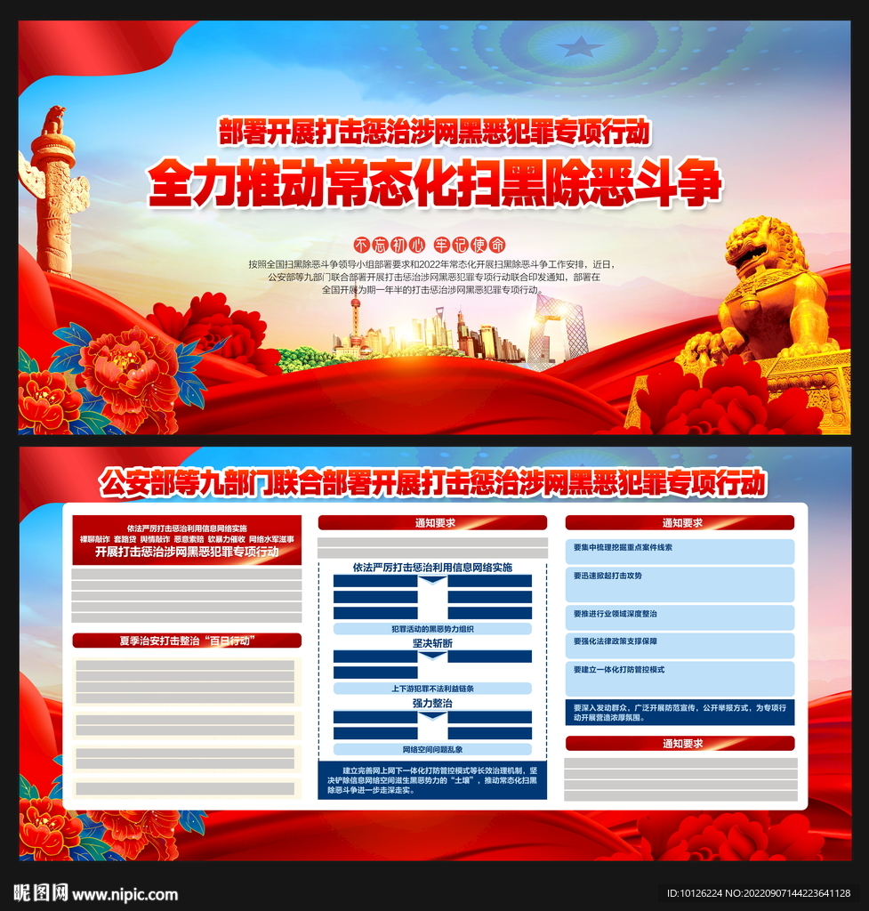 开展惩治涉网黑恶犯罪专项行动