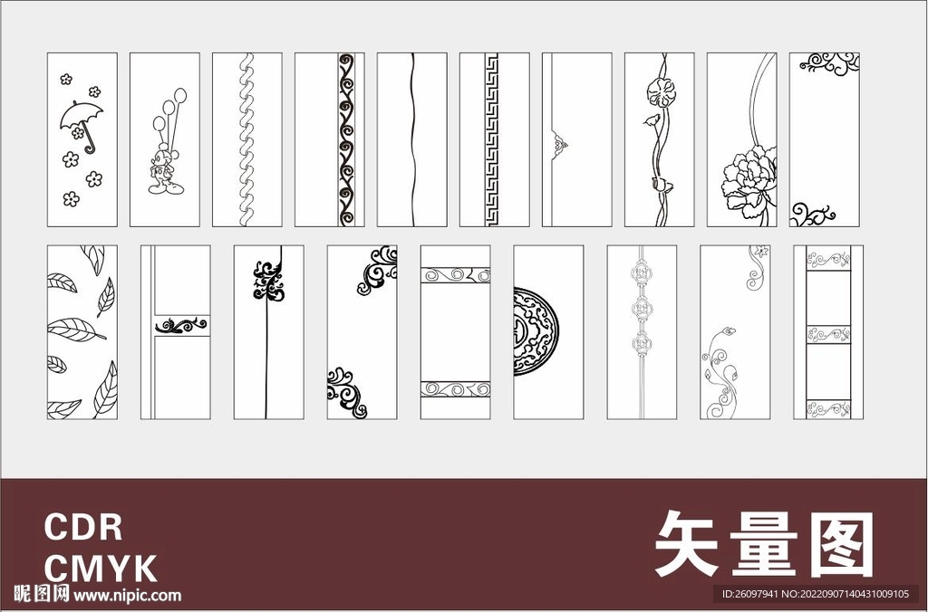 门上图案