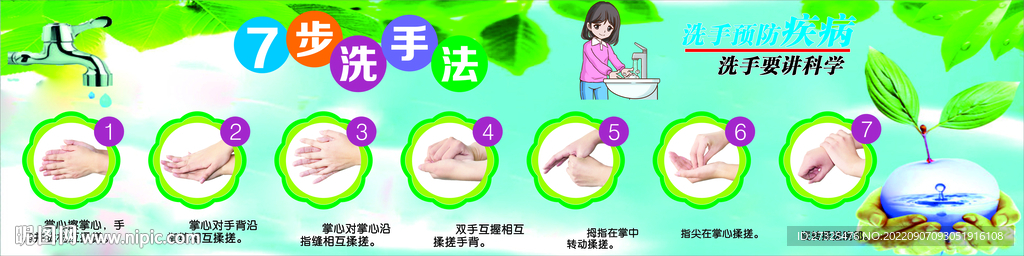 7步洗手法