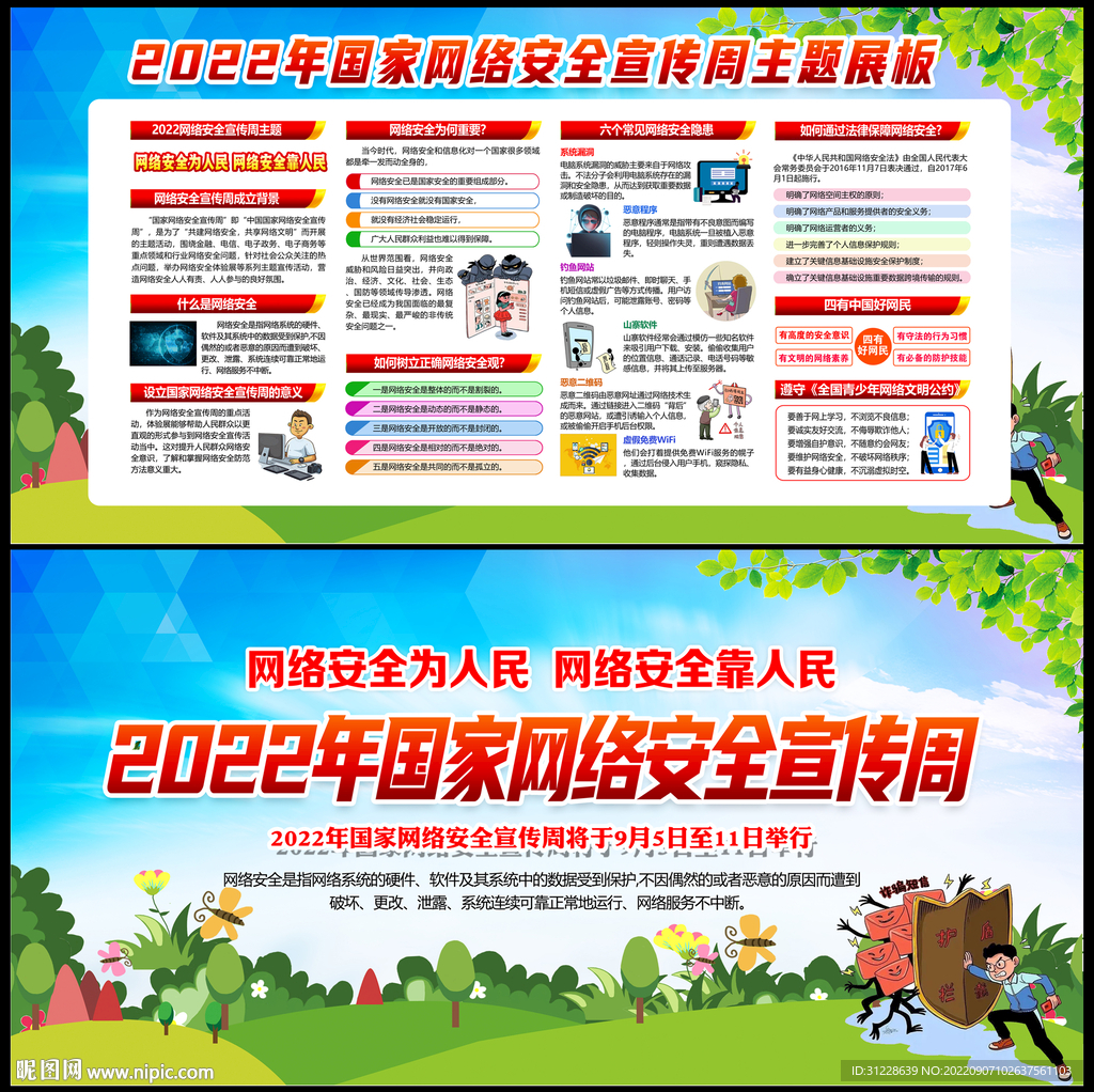 2022网络安全宣传周展板