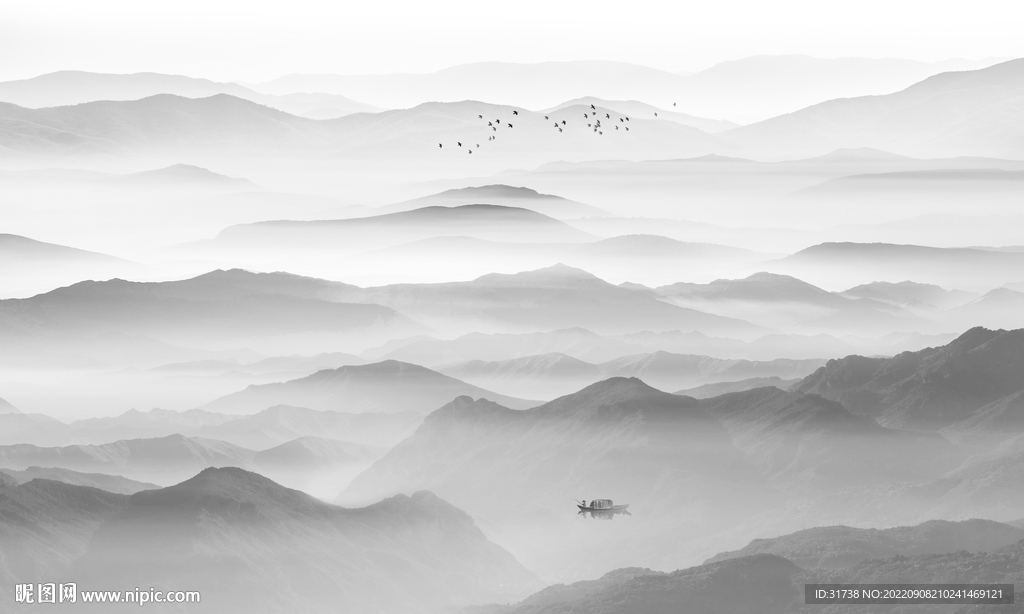 新中式山水画