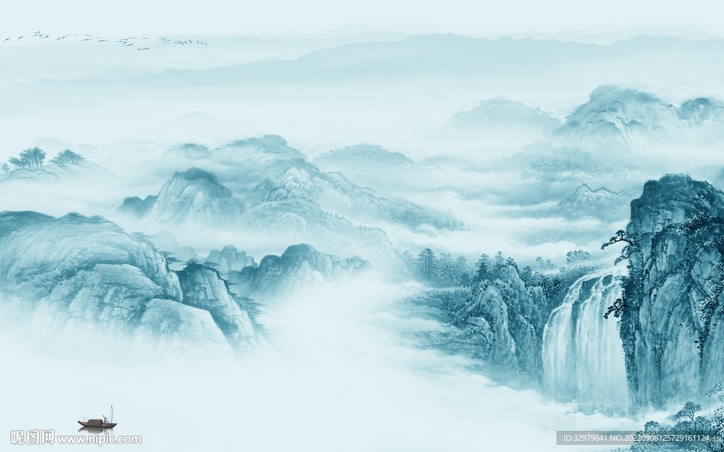 最新上架山水画 TIf分层