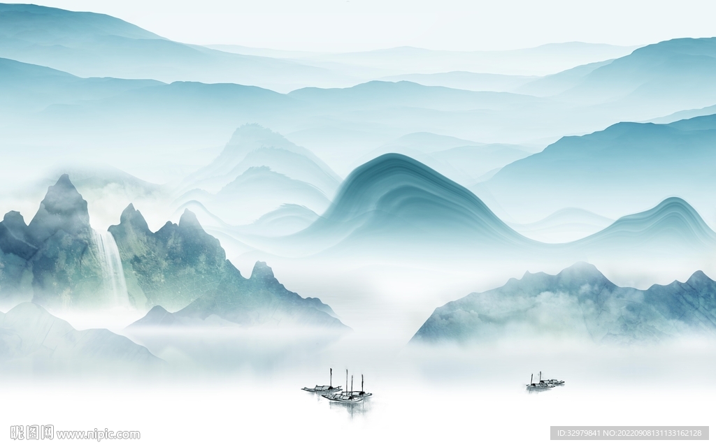 人气新上架山水画 TIf分层