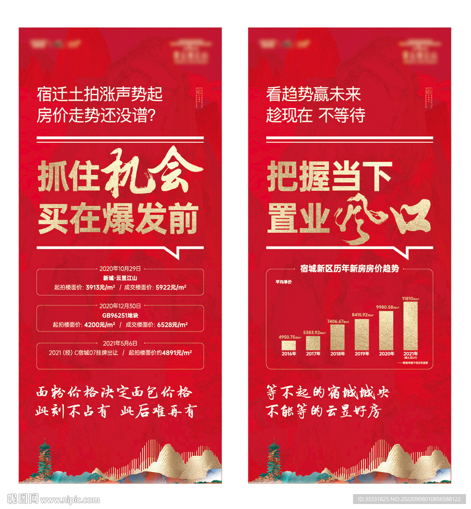 地产易拉宝