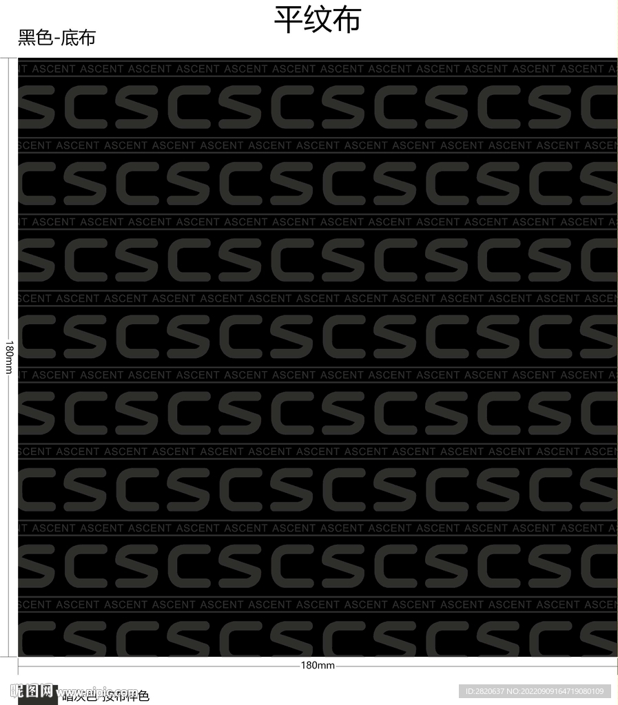 CS字母印花