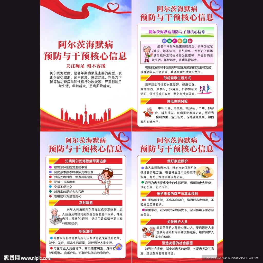 阿尔茨海默病预防与干预核心信息