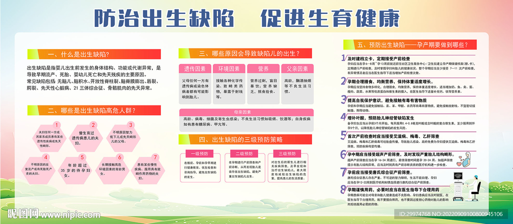 预防出生缺陷 促进生育健康