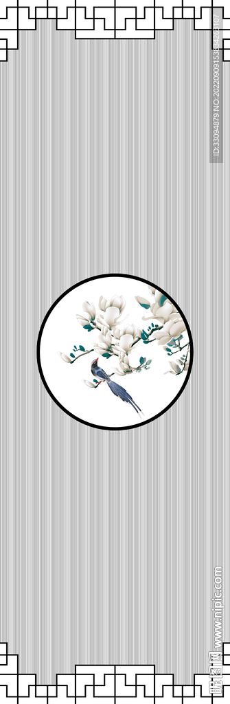 高清分层透明底平开门打印图
