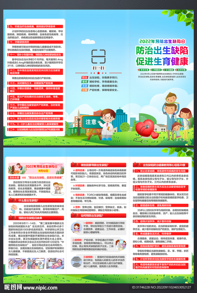 2022预防出生缺陷日折页