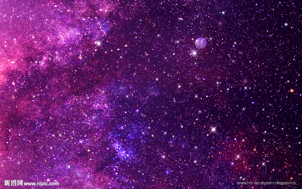 紫色星空背景