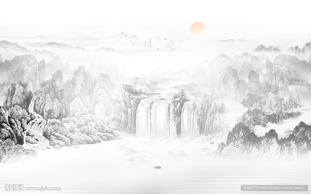 水墨画