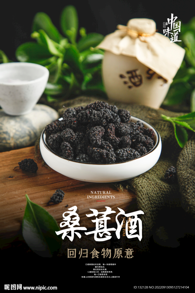 桑葚酒海报 