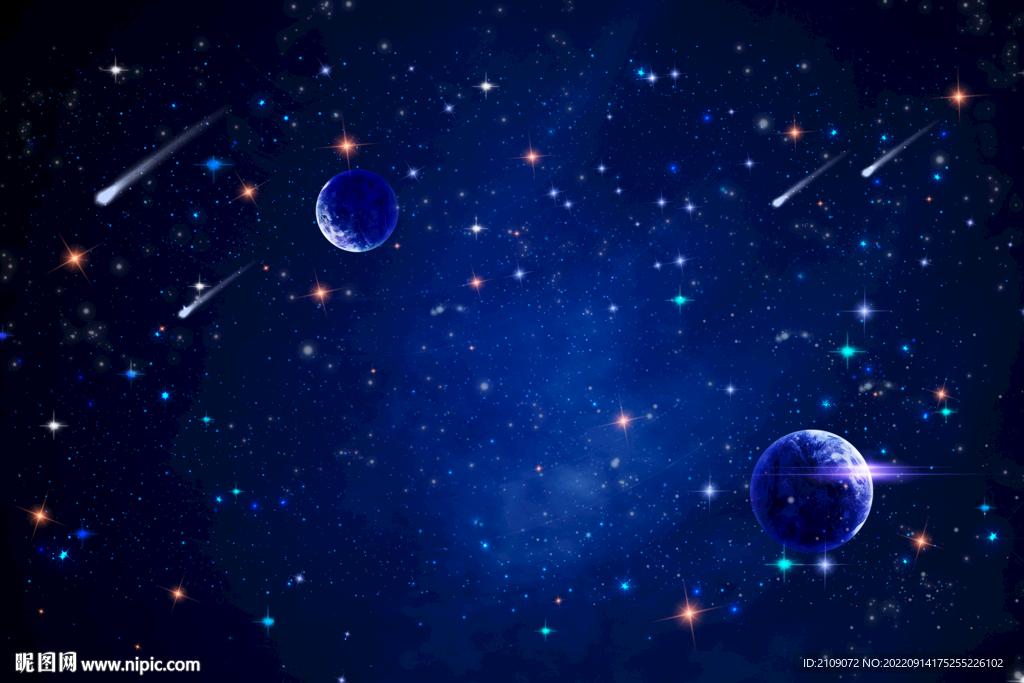 蓝色星空 