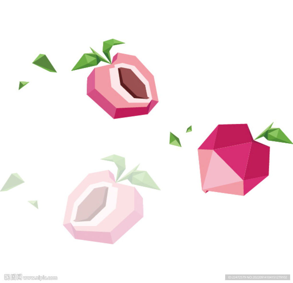 桃子抽象图