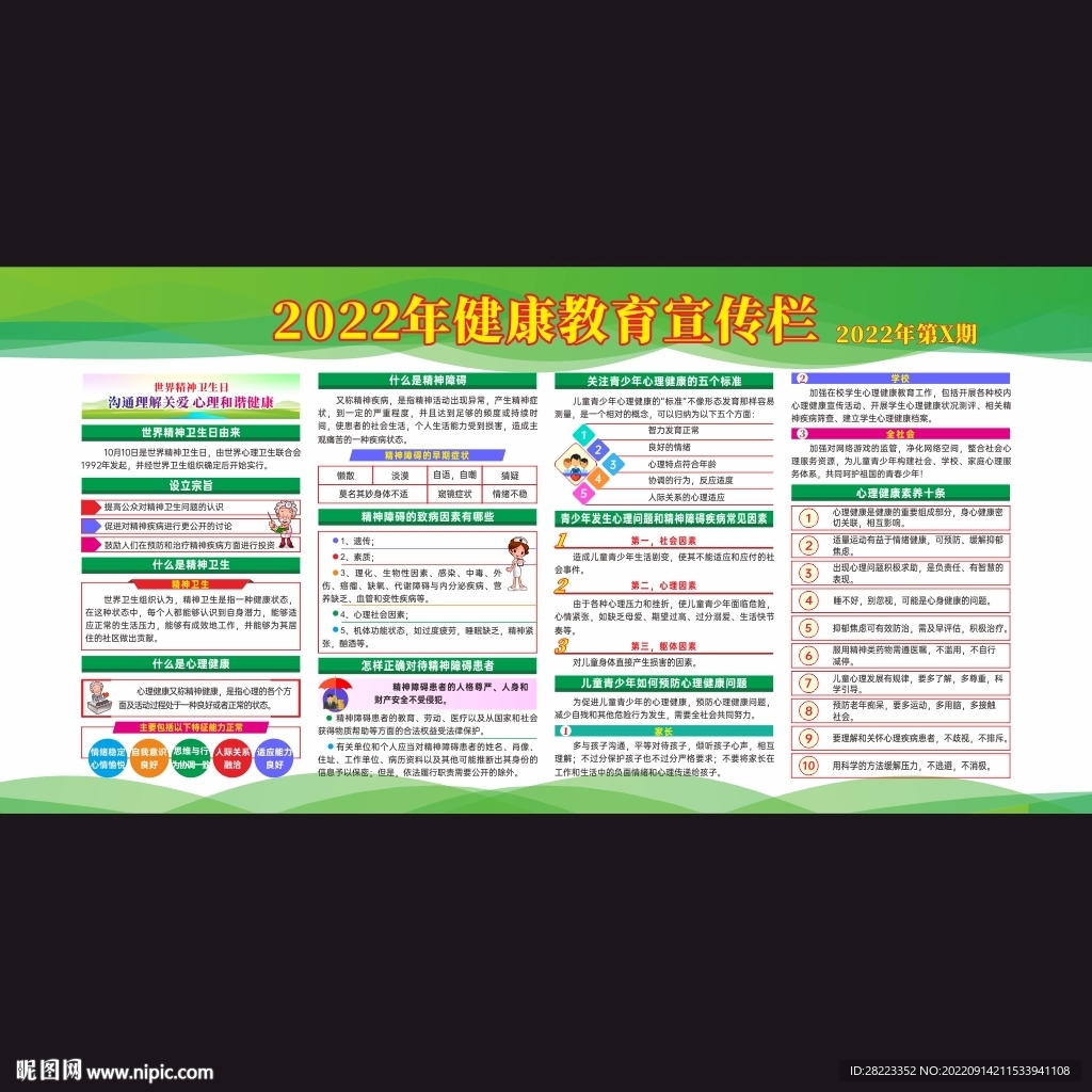 2022年健康教育宣传栏第四期