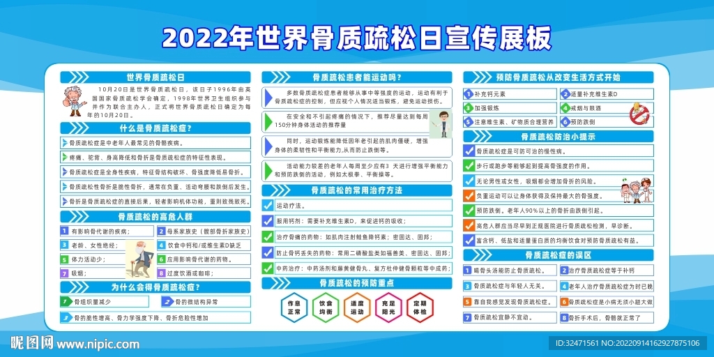 2022年世界骨质疏松日宣传