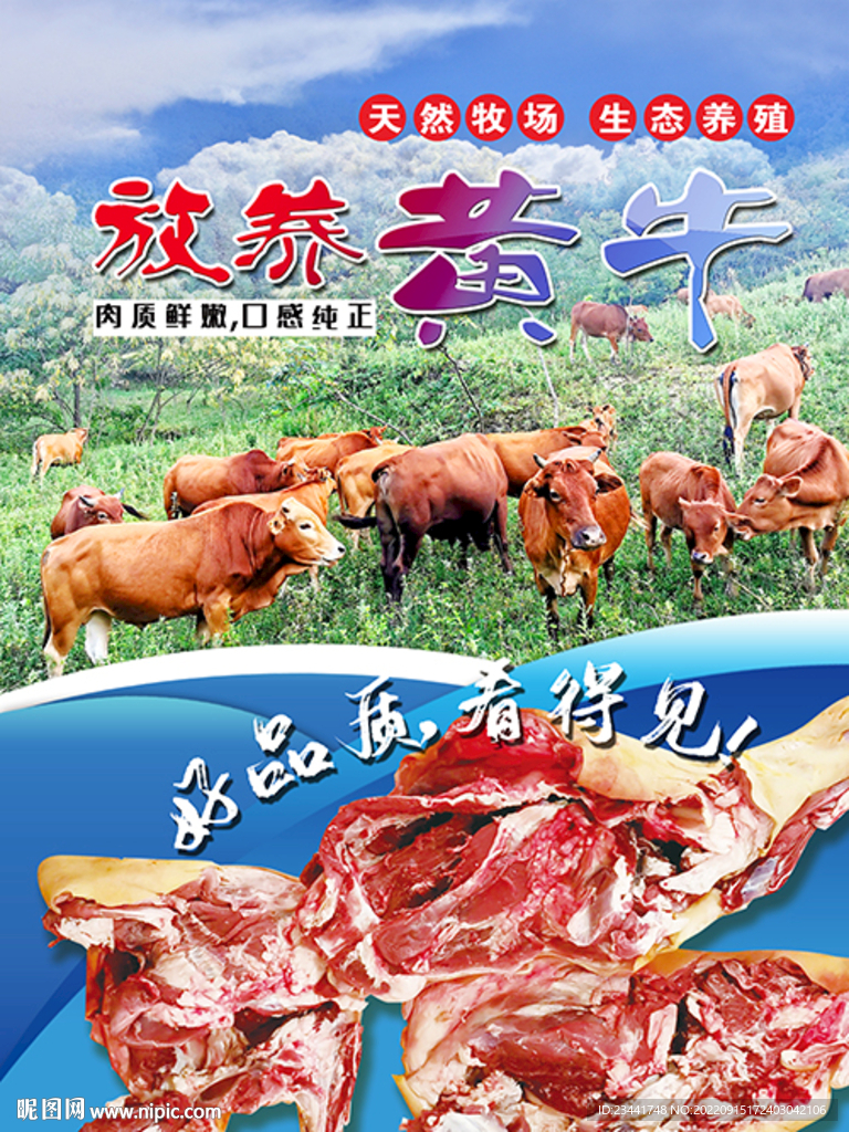 牛肉广告  