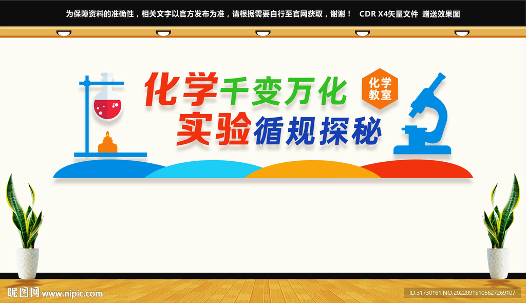 化学实验室文化墙
