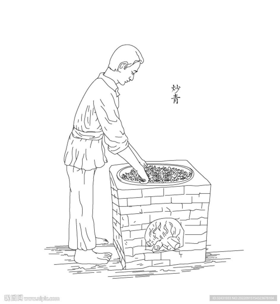 茶叶加工流程 炒青