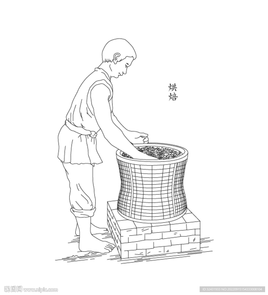 茶叶加工流程 烘焙