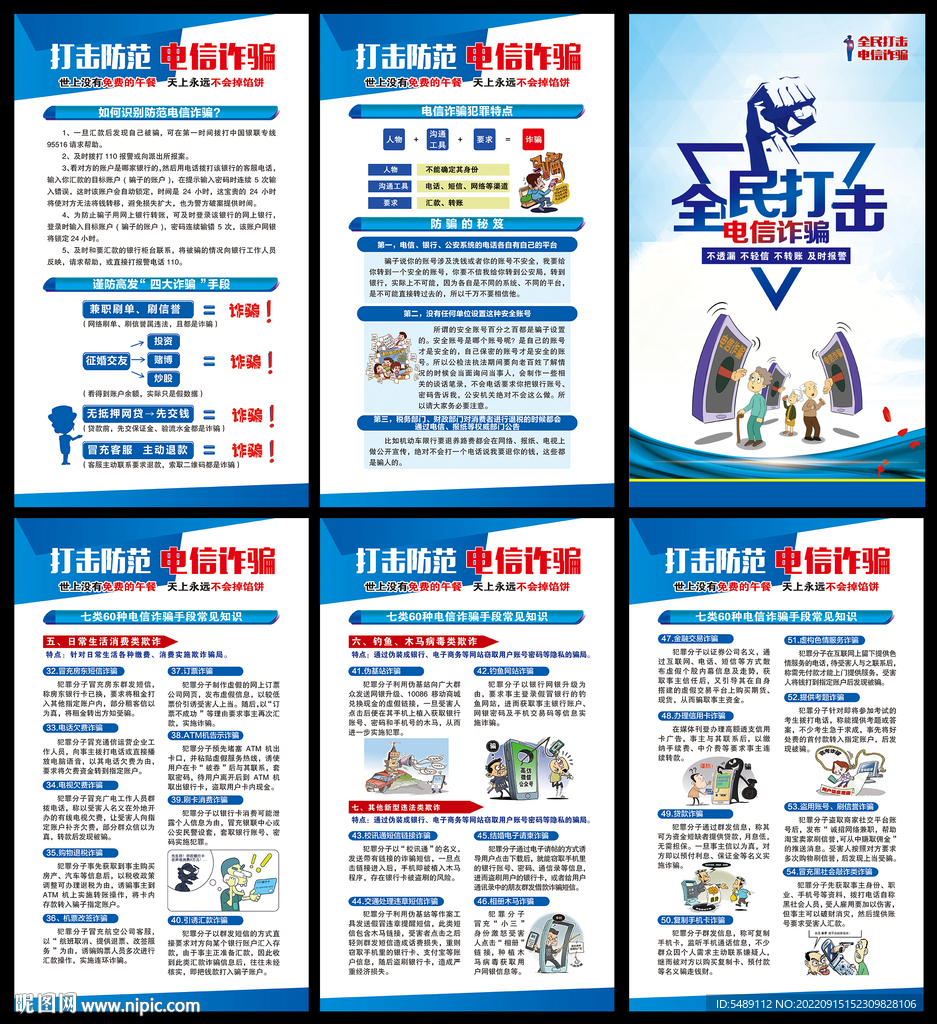 电信诈骗海报
