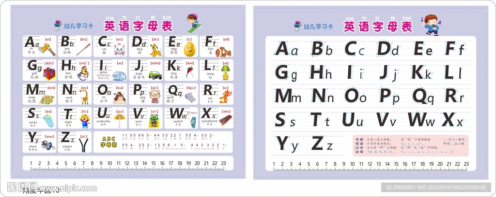 英文字母表