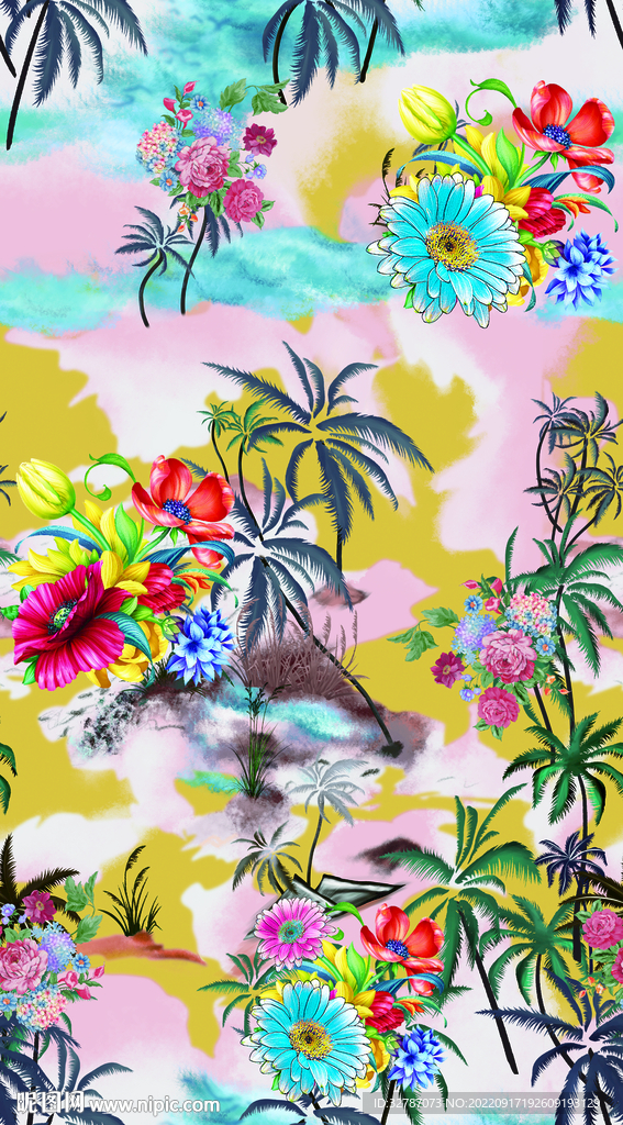 手绘花