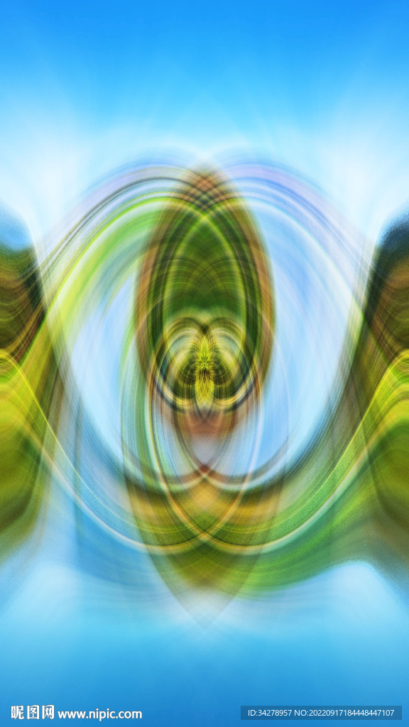 拉花效果