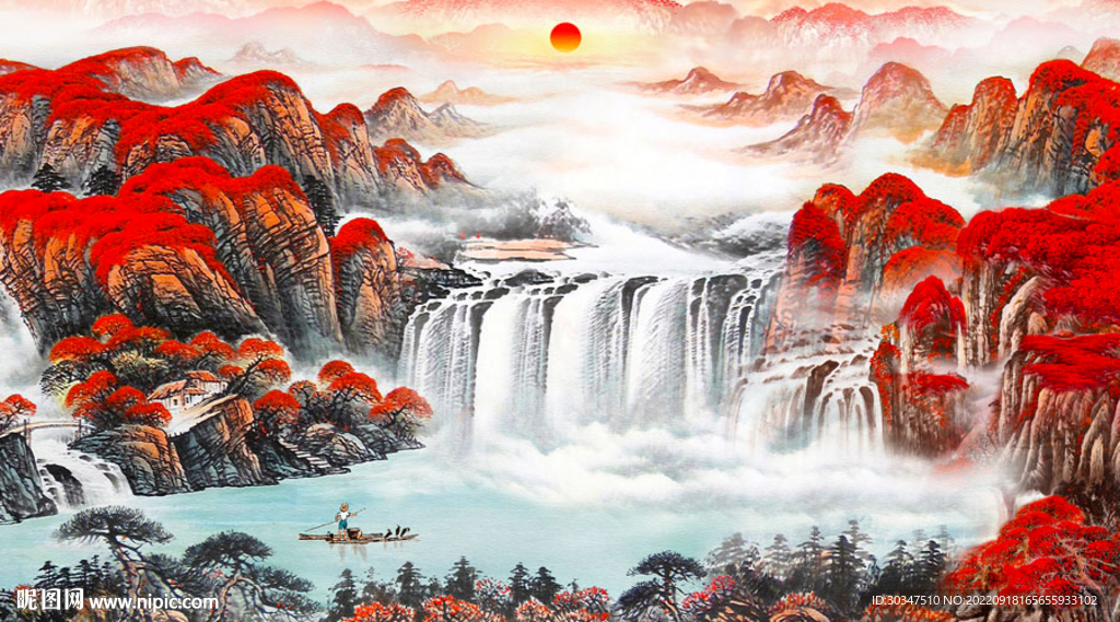 山水国画