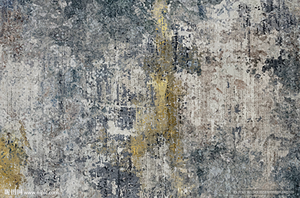 灰色现代北欧抽象地毯