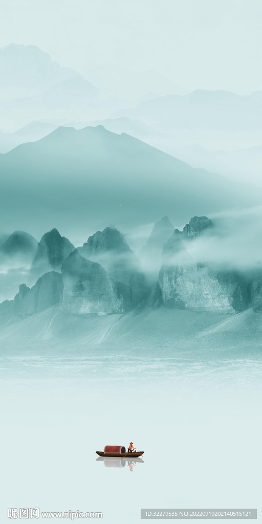  新款 山水意境玄关 Tif分