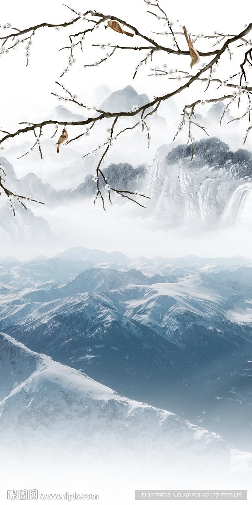 大气 中式简约玄关 Tif分层