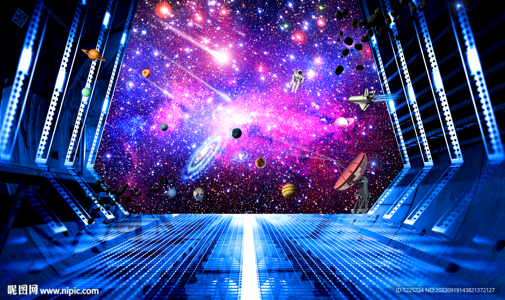 星空电视背景墙
