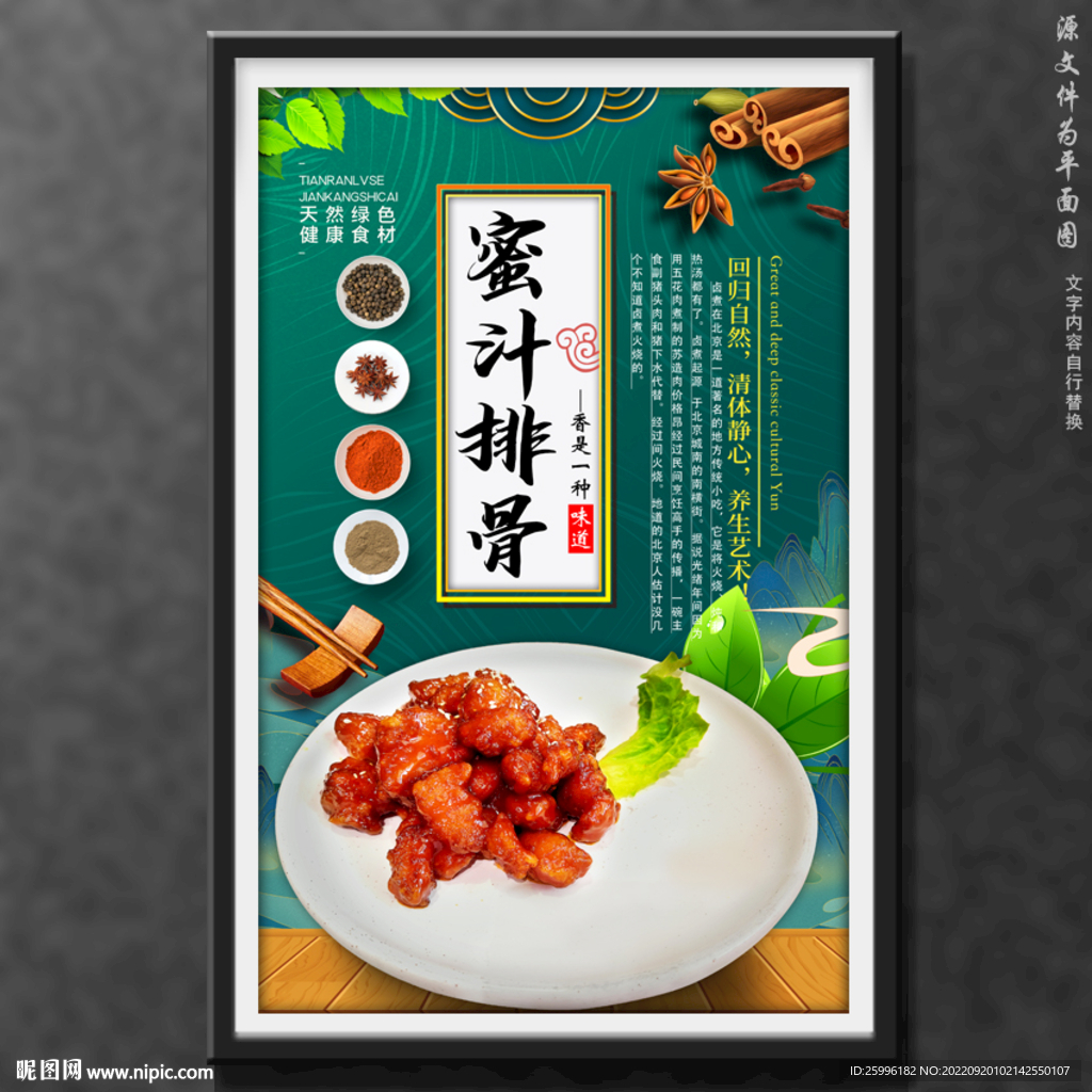 蜜汁排骨