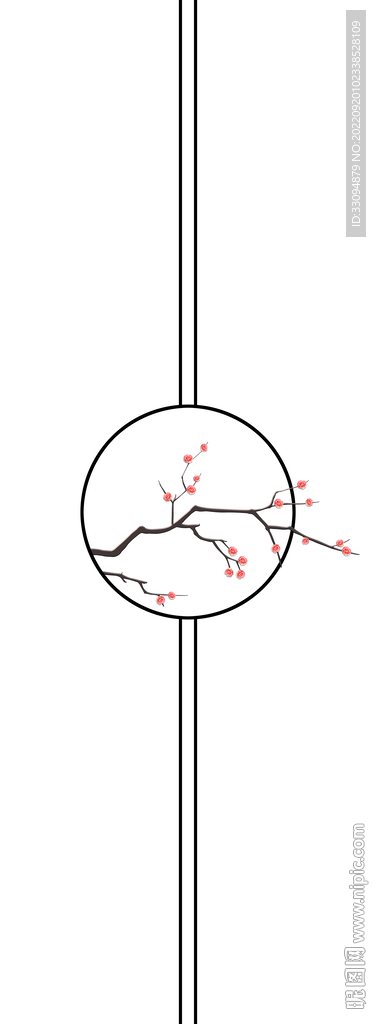 高清分层透明底推拉门打印图