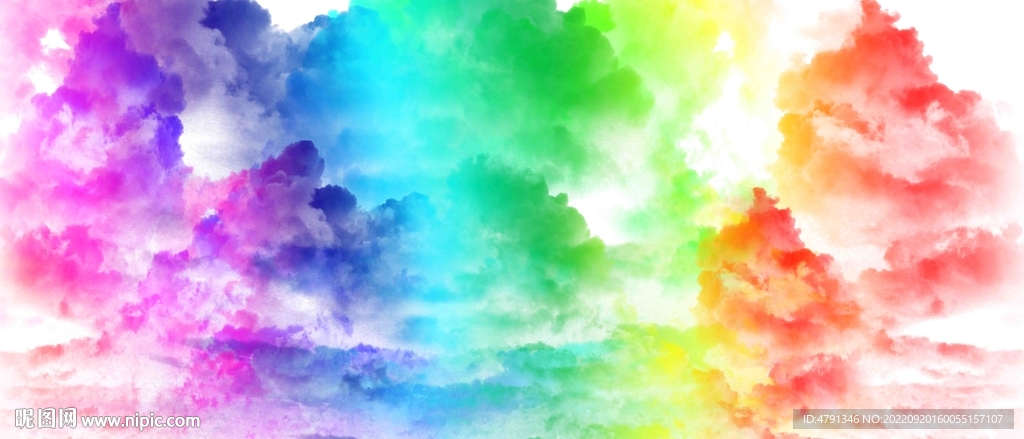 彩色云彩