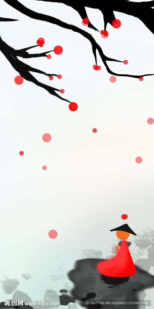 禅意梅花玄关