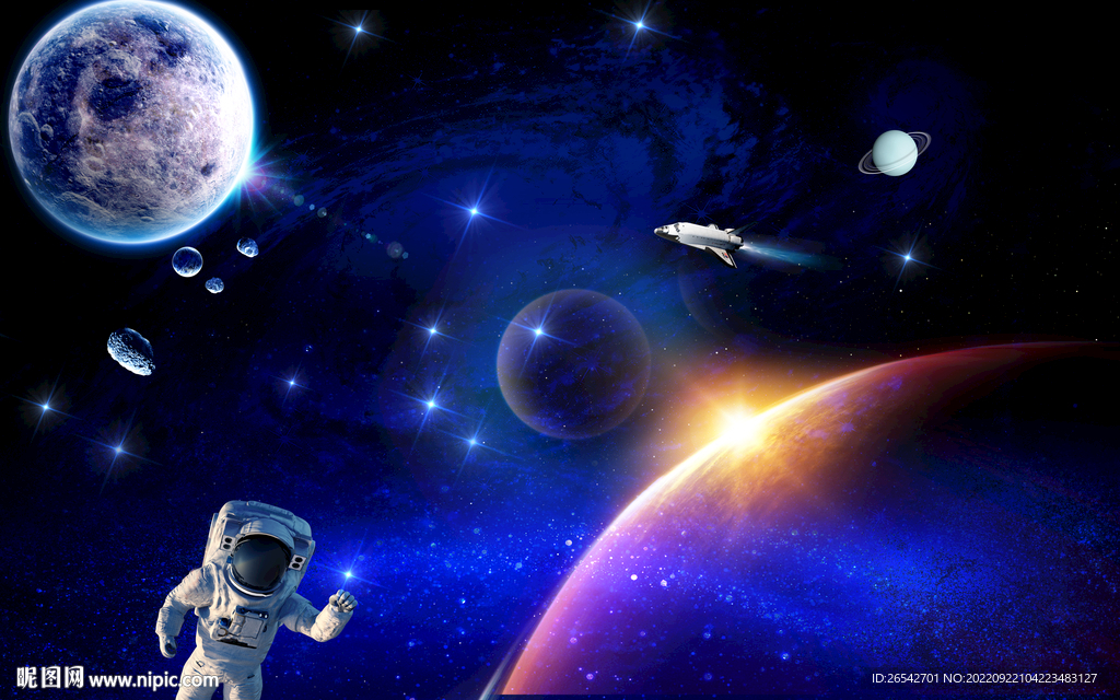 宇宙星球宇航员