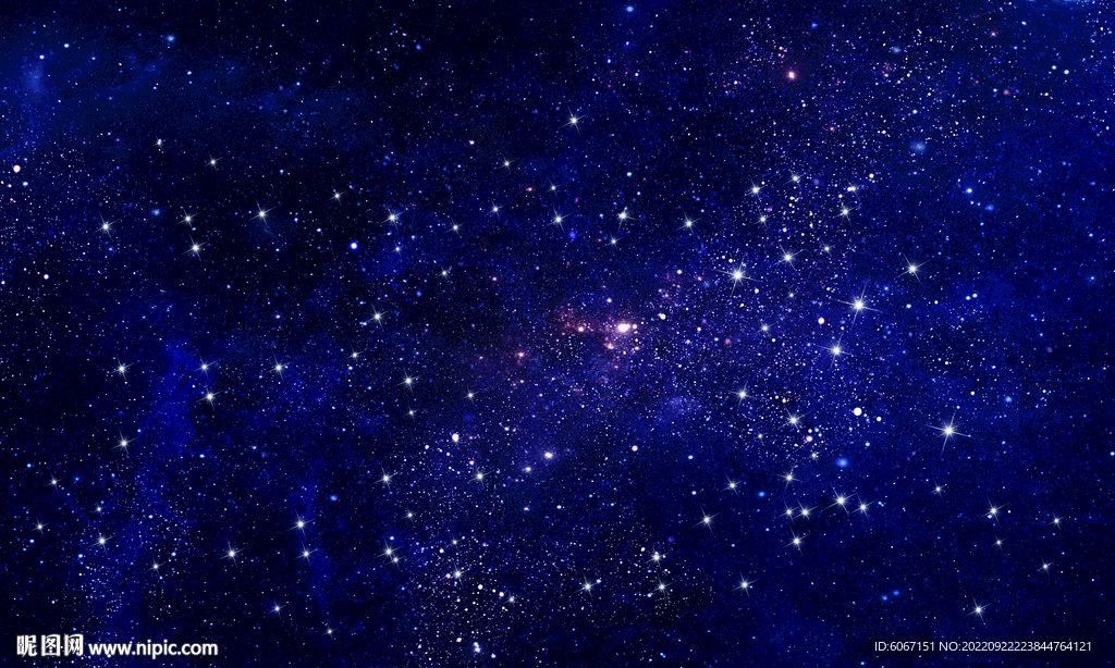 蓝色星空背景