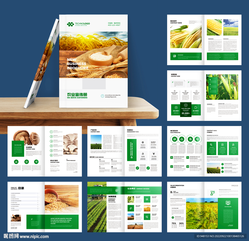 农业合作社画册