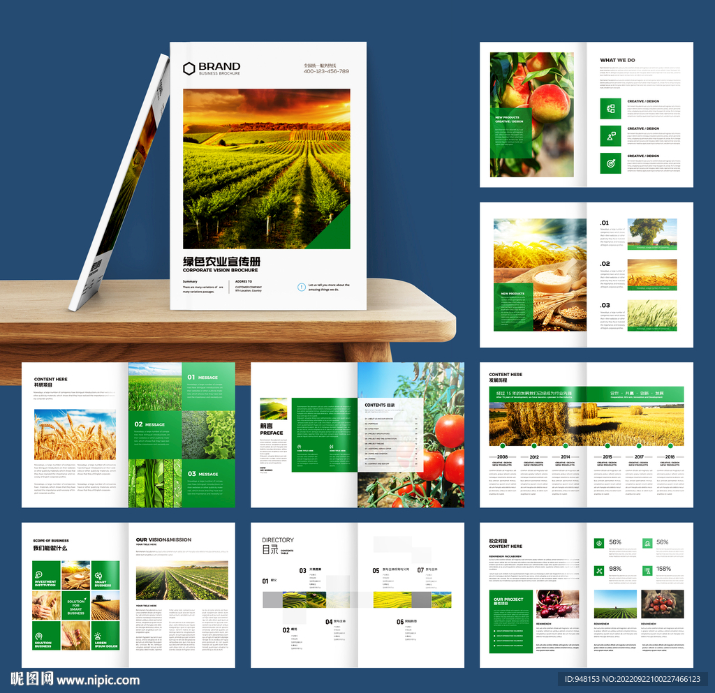农产品宣传册