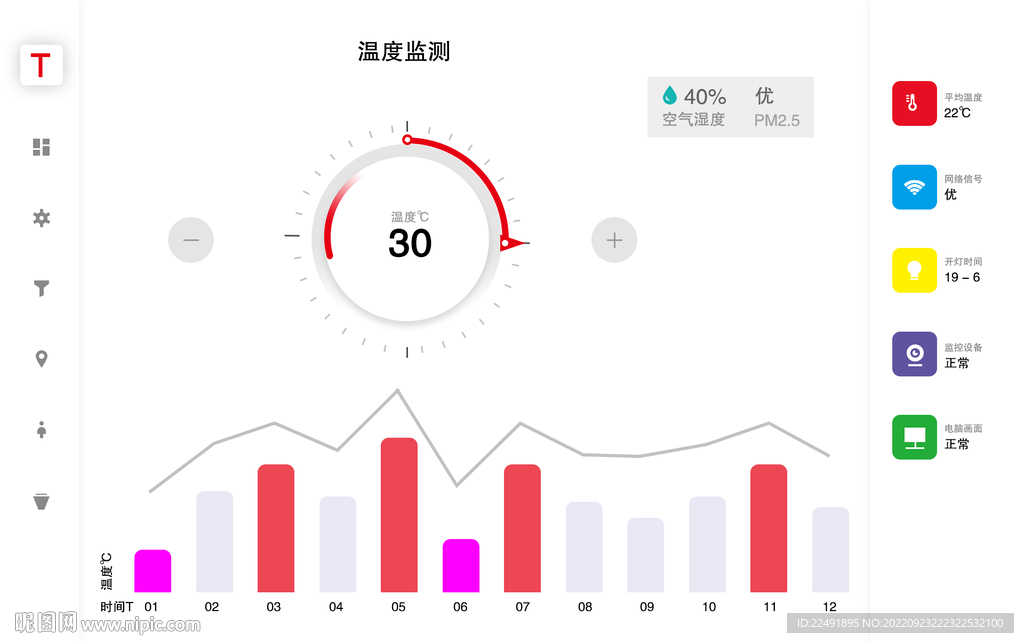 电脑UI 监测UI界面